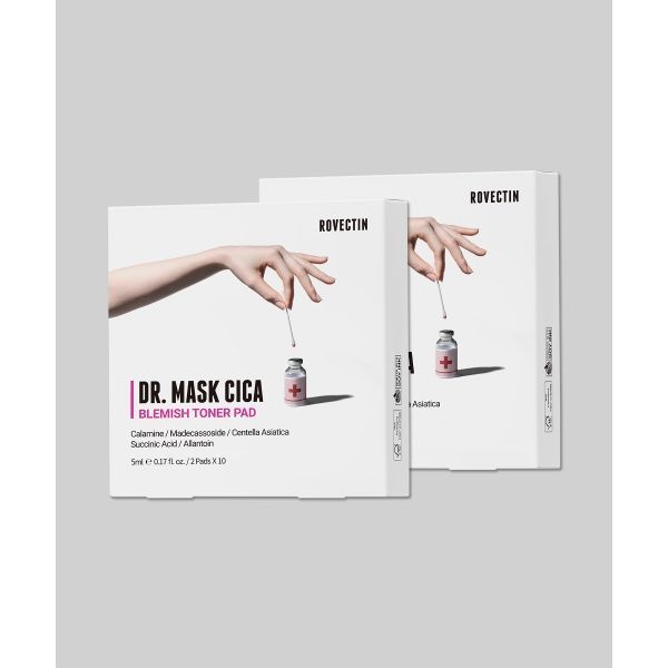 매장정품 ROVECTIN 닥터 마스크 시카 토너 패드 20매 더블 세트