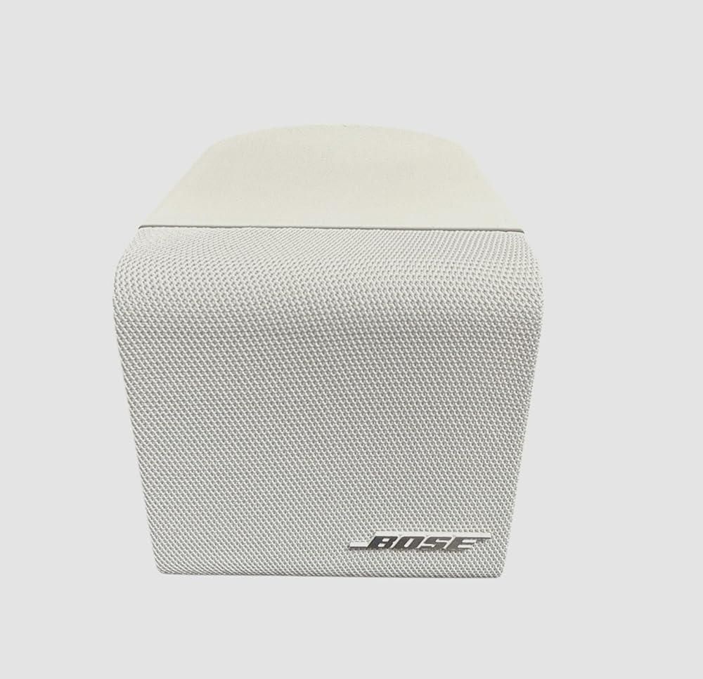 [해외] Bose Lifestyle Acoustimass 홈 시어터 스피커 시스템용 교체용 보스 싱글 큐브 스피커 (화이트)