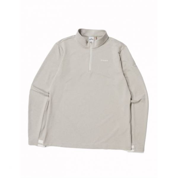 아이더 EIDER POP 헤링본 짚업 티셔츠_Light Beige DWW23281E1 367298 [매장상품]