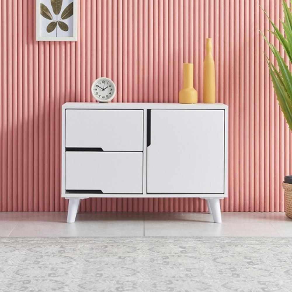 거실 침대옆 TV다이 2단서랍 수납 정리함 모던 악세사리장 심플