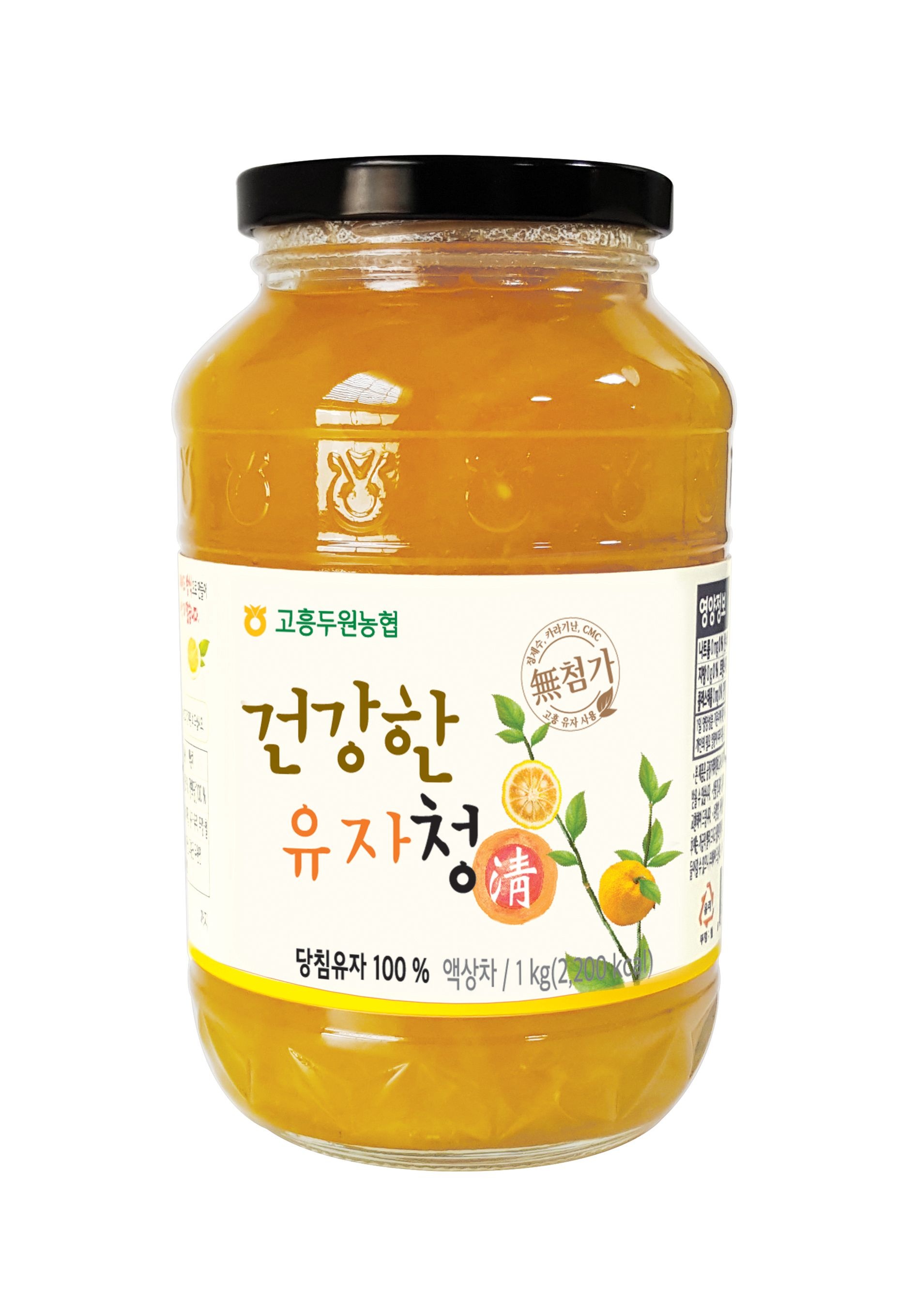 고흥두원농협건강한유자청1kg 당침유자100%