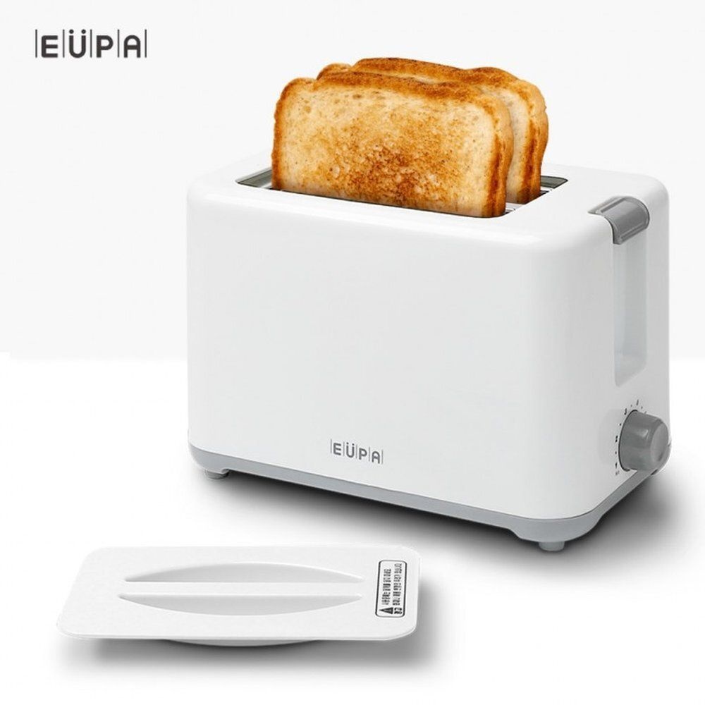 수입판매원(주)유파코리아 굽기조절 6단 2구 토스트기 미니 토스터 빵가루받이 팝업