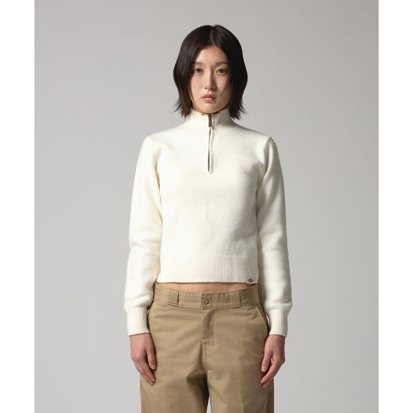 DICKIES 디키즈 DICKIES 우먼스 자카드 스웨터 니트 Egret DK0A87P1C48 222911