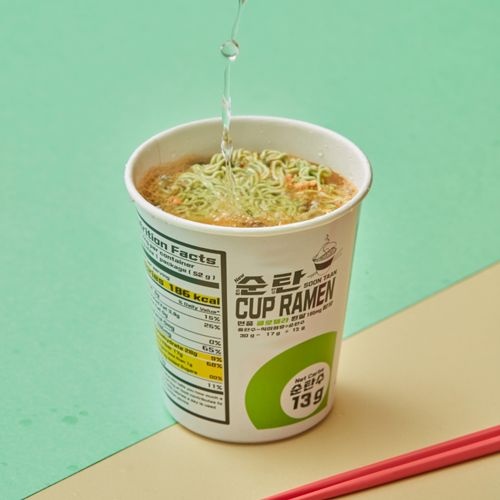 순탄컵라면 얼큰한맛 컵6입