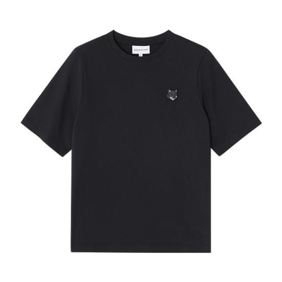메종키츠네 25SS 메종키츠네 반팔 티셔츠 MW00127KJ0119P199 BLACK DOM