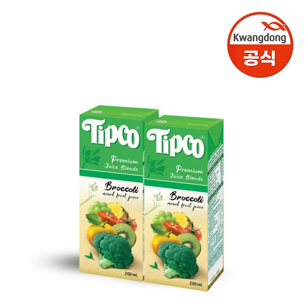 팁코 브로콜리 주스 200ml 24팩