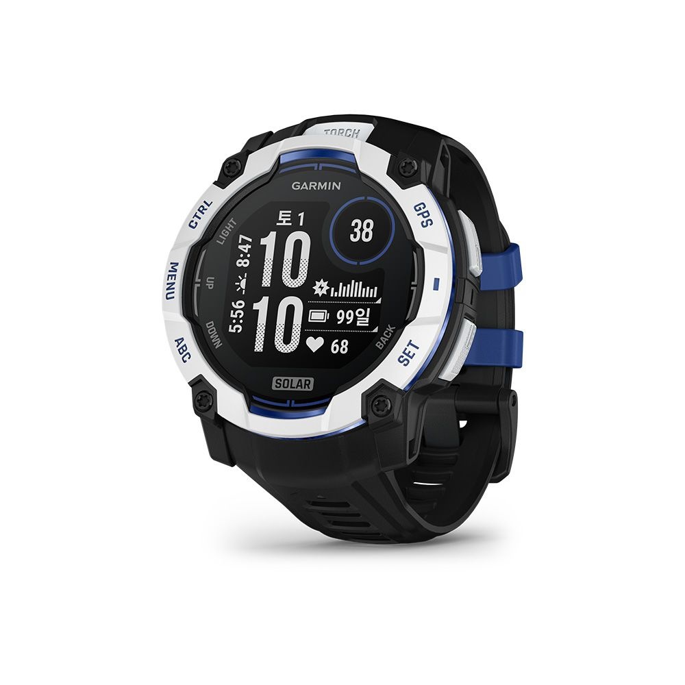 [롯데백화점] 가민 인스팅트 3 50mm 솔라 슈퍼노바 화이트스톤 블랙 GPS 스마트워치_0100293543 LE1220727932