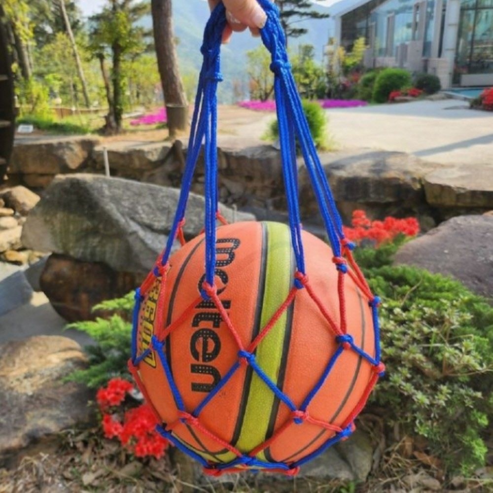 GB가빈몰 농구공 네트 가방 파랑빨강 네트가방 농구공가방 공주머니