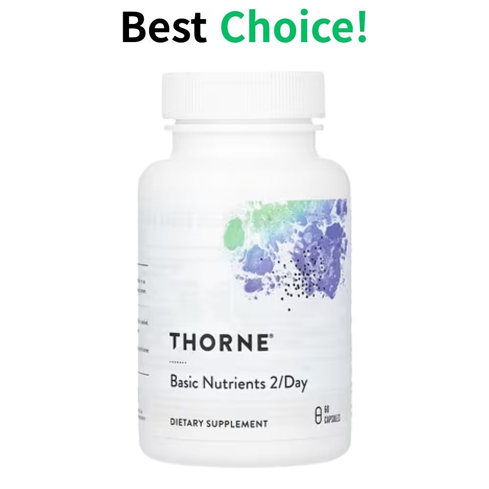 쏜리서치 베이직 뉴트리언트 투퍼데이 종합비타민 60캡슐 x 1통