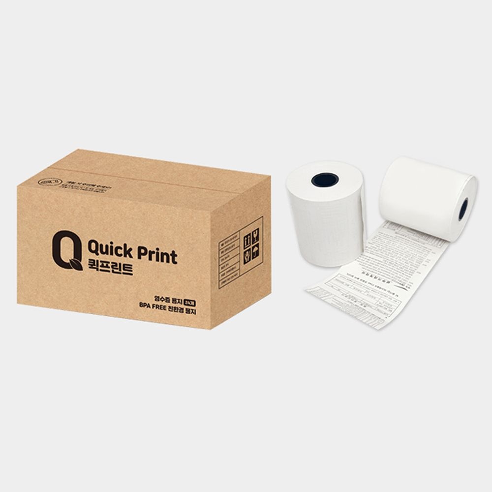 JEM 카드단말기용 감열지 할부약관 24롤 1박스 카드단말기용지79 카드단말기영수증용지 무선카드단말기용지