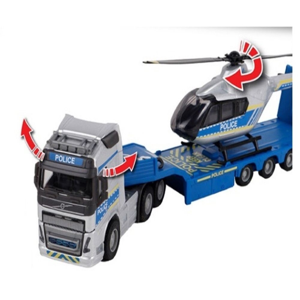 볼보 경찰트럭세트 직업이해 역할놀이 경찰차 장난감자동차 경찰역할놀이