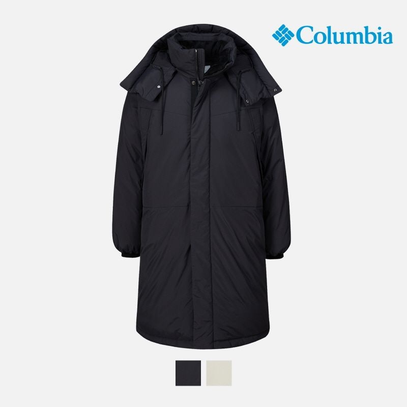 [롯데백화점] 컬럼비아 남여공용 스트림 투코브롱구스다운 롱패딩 YM3387 LE1215755871