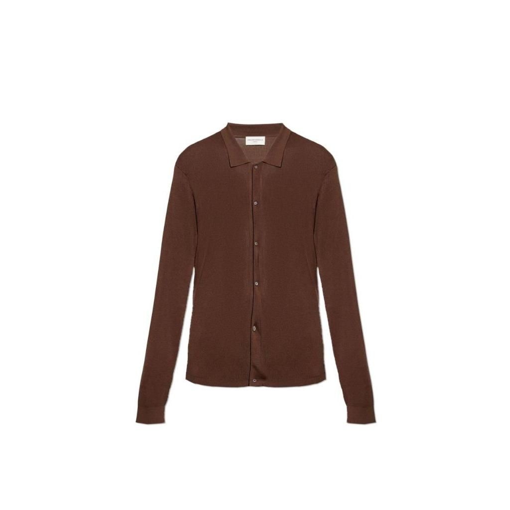 오피신제네랄 Officine Generale 브렌트 칼라 가디건 W25MKNT304PRE0 ICEDCOFFEE TP957070461