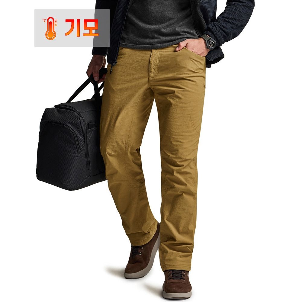 (현대Hmall) CQR 겨울용 기모 아웃도어 스판 남자 방한바지 등산바지 작업바지