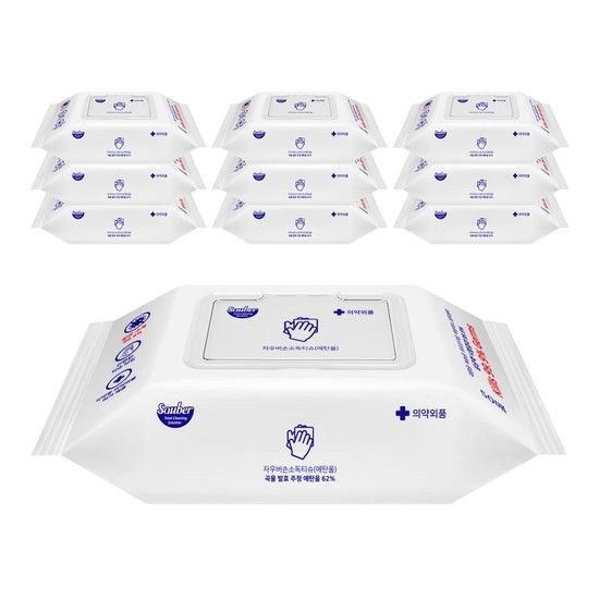 살균99.9 손소독티슈 50매입X10개