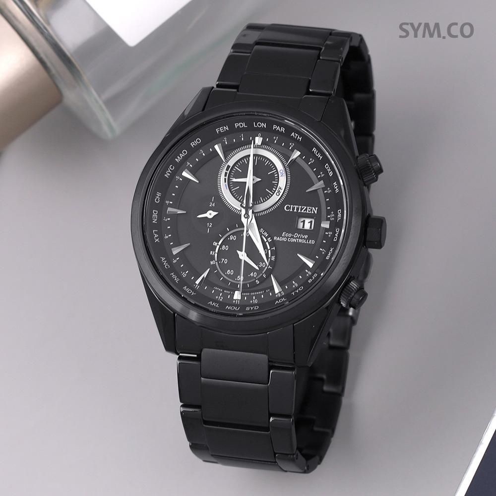시티즌 AT8265-81E 퍼페츄얼캘린더 라디오컨트롤 크로노그래피 에코드라이브 남자 메탈 시계 c