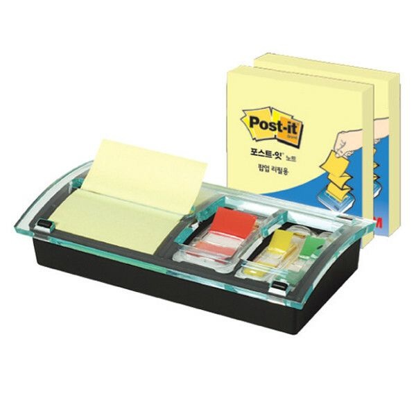 알파협력사 (현대Hmall) 포스트잇 팝업디스펜서 DS-100 76mmx76mm(2개)+26mmx46mm(1개)+디스펜서(1개)