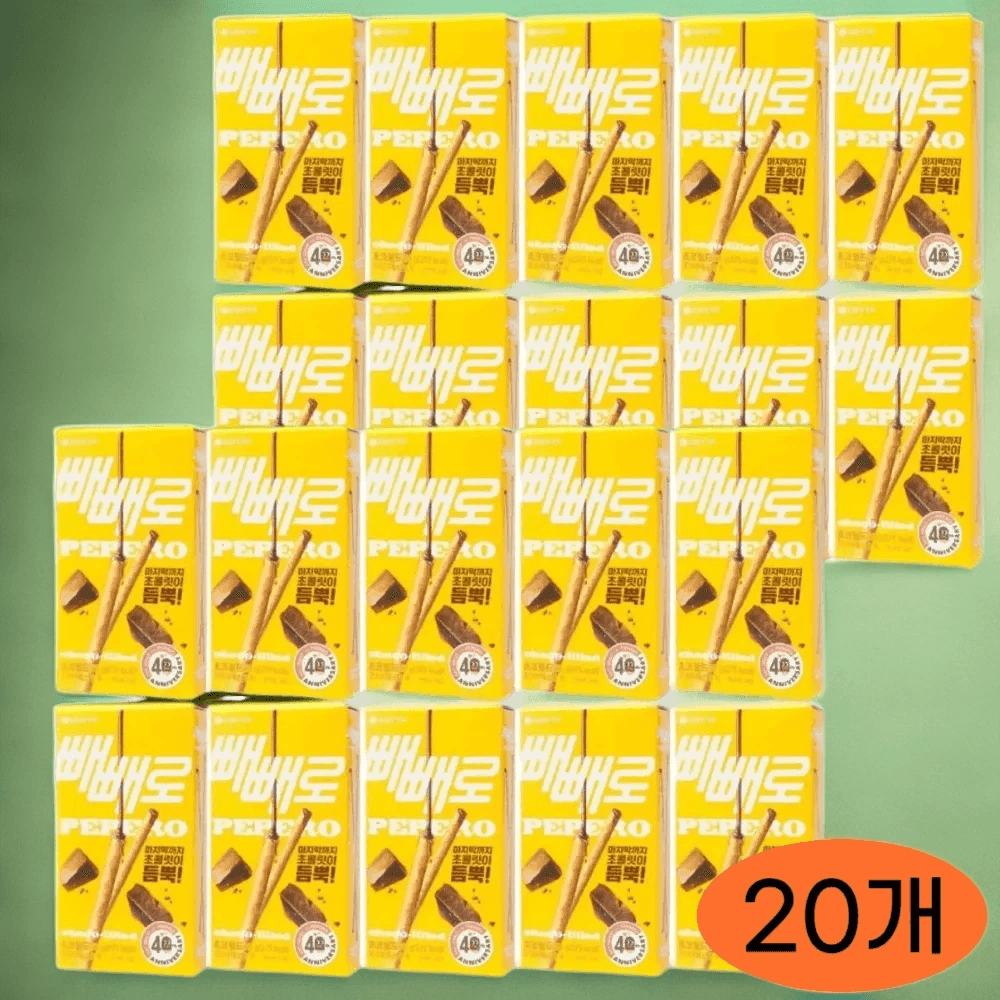 롯데제과 누드빼빼로 초코필드 45g X 20개 빼빼로데이