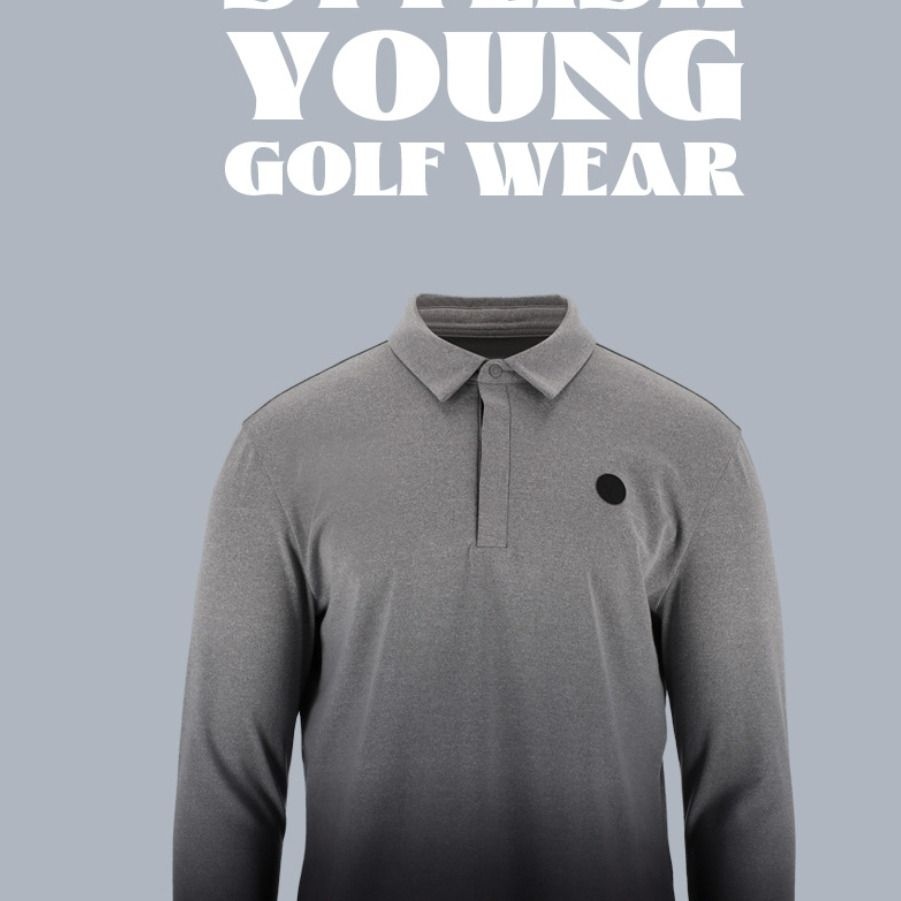 엘르골프 [모다아울렛][엘르골프]남성 그라데이션 프린트 티셔츠6I75281J 대전점