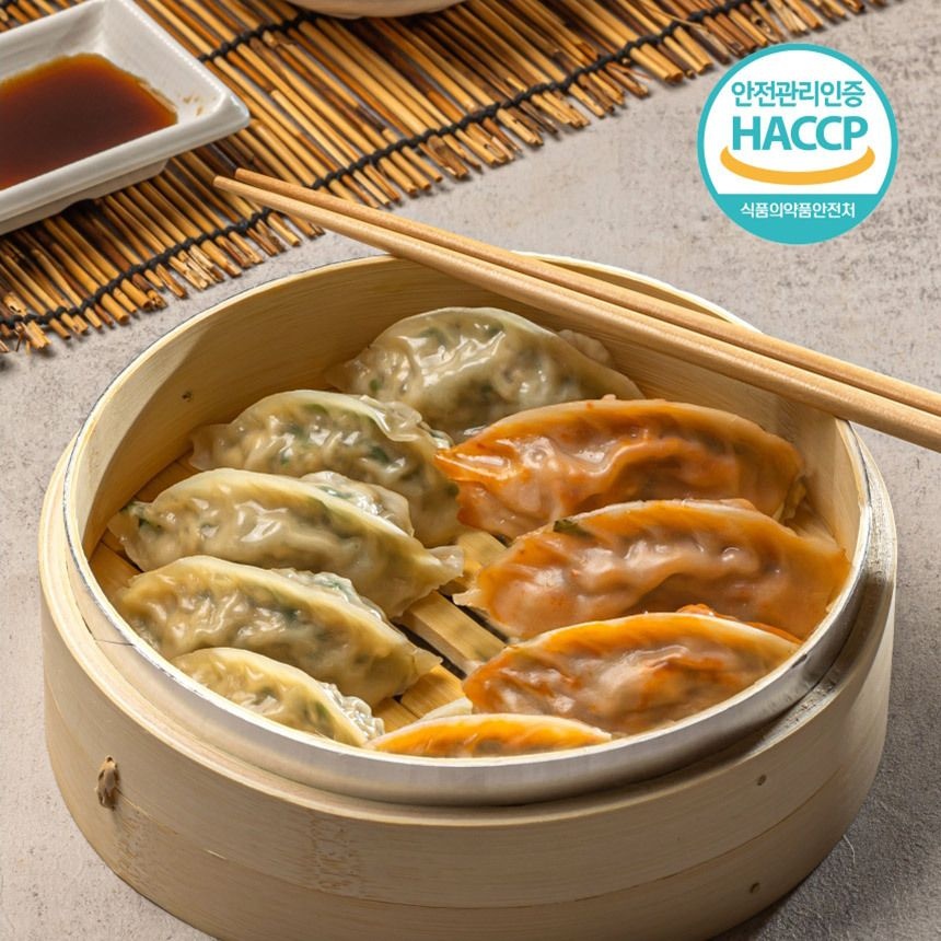 (현대Hmall) [우아한만두] 청주 맛집 고기만두 1팩 + 김치만두 1팩 + 매운만두 1팩