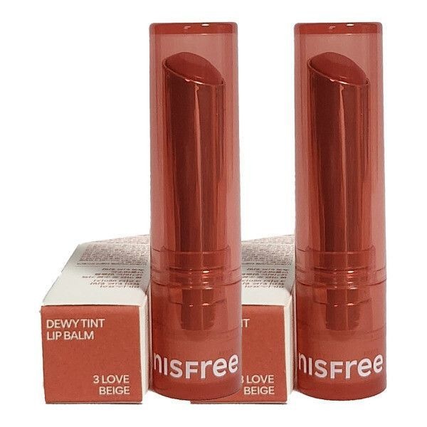 이니스프리 듀이 틴트 립밤 3호 러브베이지 x2개