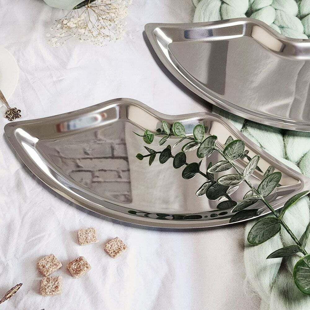 (현대Hmall) 실버 BJ04OO51 입술 트레이 빈티지트레이 촬영소품 인테리어소