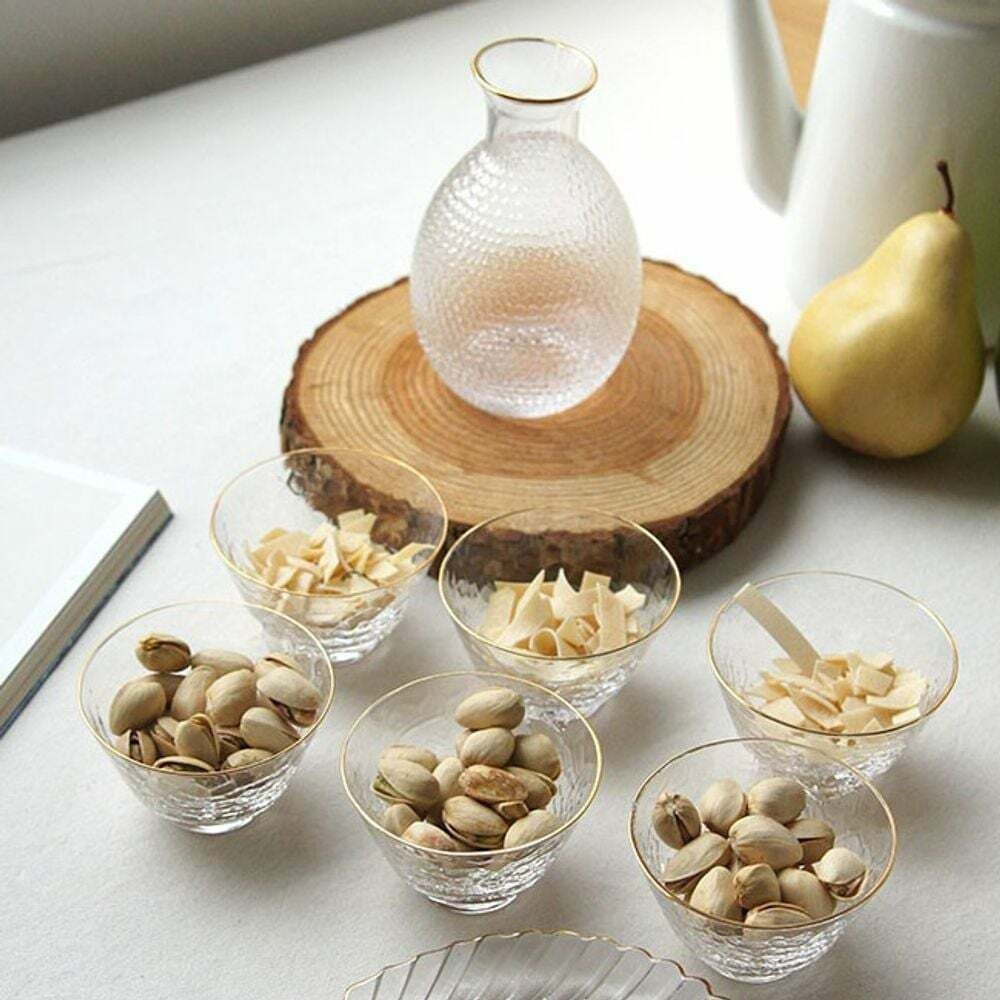 베프몰 (현대Hmall) 골드라인 BW39XG50 써클 스타일 소주잔 6P 세트 고품질 260ml