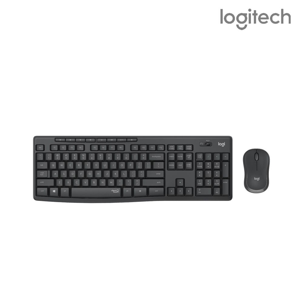 로지텍 MK295 무소음 무선 키보드 마우스 세트 콤보 블랙 PO 정품
