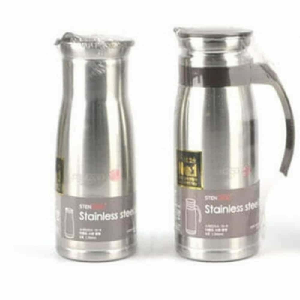(현대Hmall) 스텐 SB98DF26 물병 1300ml 손잡이 식당물통 업소물통