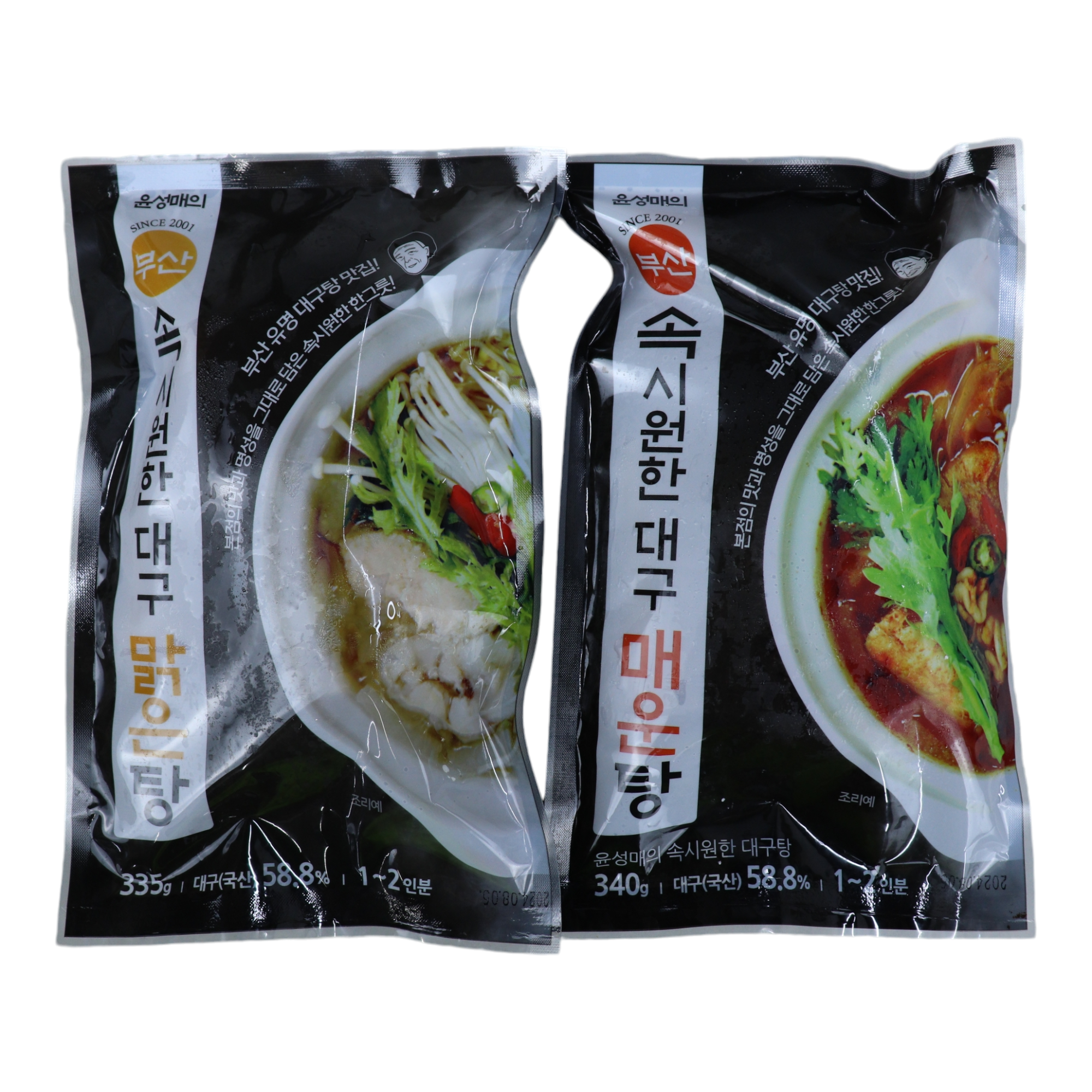 Unknown 윤성매의 부산 속시원한 대구탕 8팩(맑은탕4팩+매운탕4팩)