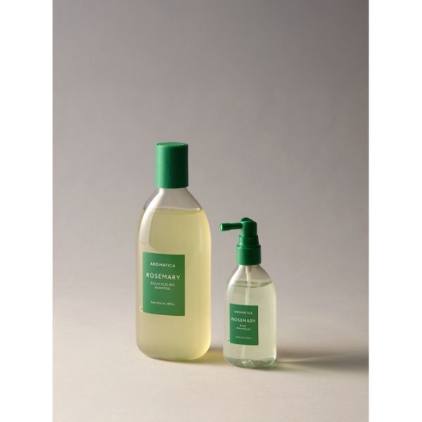 AROMATICA 매장정품 AROMATICA (탈모 기능성) 로즈마리 스칼프 스케일링 샴푸 400ML & 토닉 100ML 세트