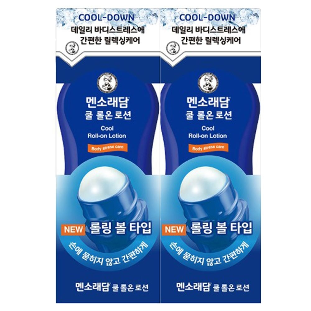 멘소래담 롤온 로션 쿨타입 50mlx2개 / 롤타입 파스 바르는 쿨파스 볼타입