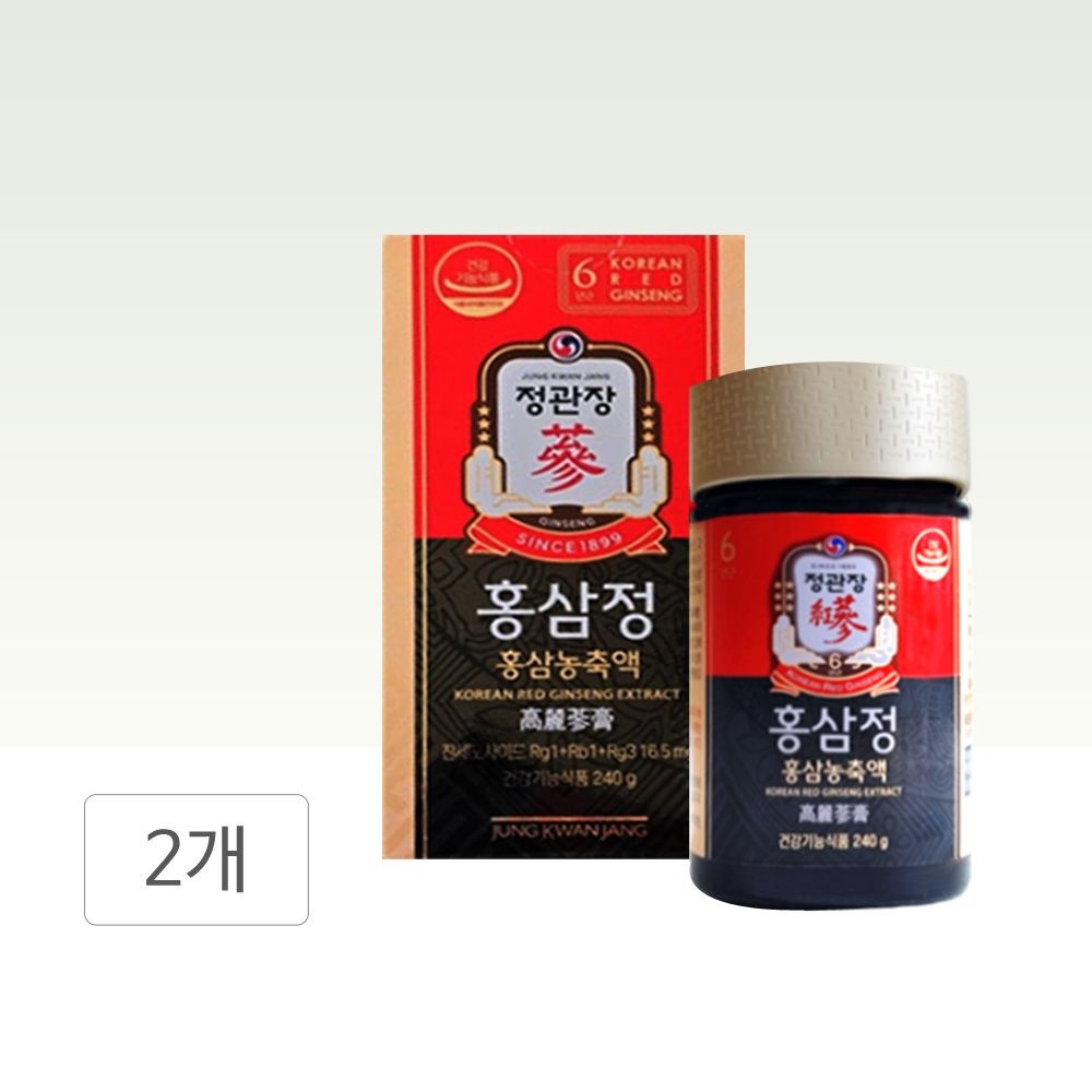 정관장 홍삼정 240g 2개 홍삼농축액 6년근 수삼 쇼핑백포함 TD