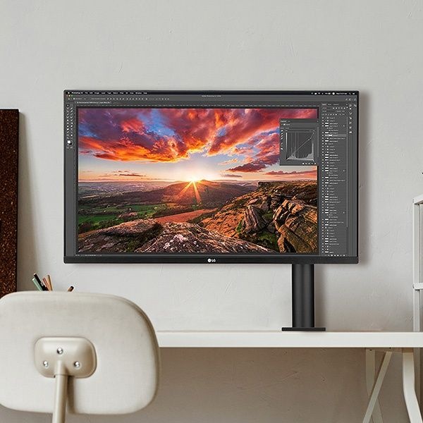 LG전자 IPS 4K 80cm 울트라HD 모니터 32UN880K