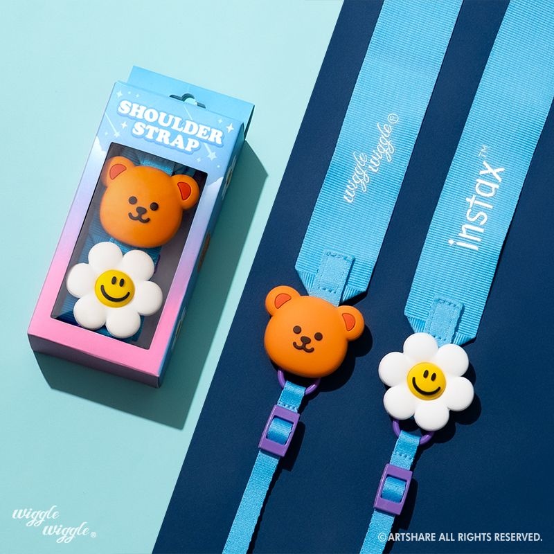 후지인스탁스 인스탁스 미니12 위글위글 스트랩 패키지 5컬러