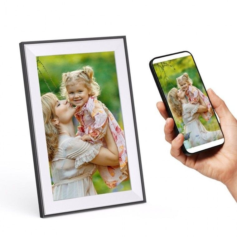 스마트 디지털액자 사진 영상 전송 IPS 터치 회전 32GB 어플 클라우드 메모리