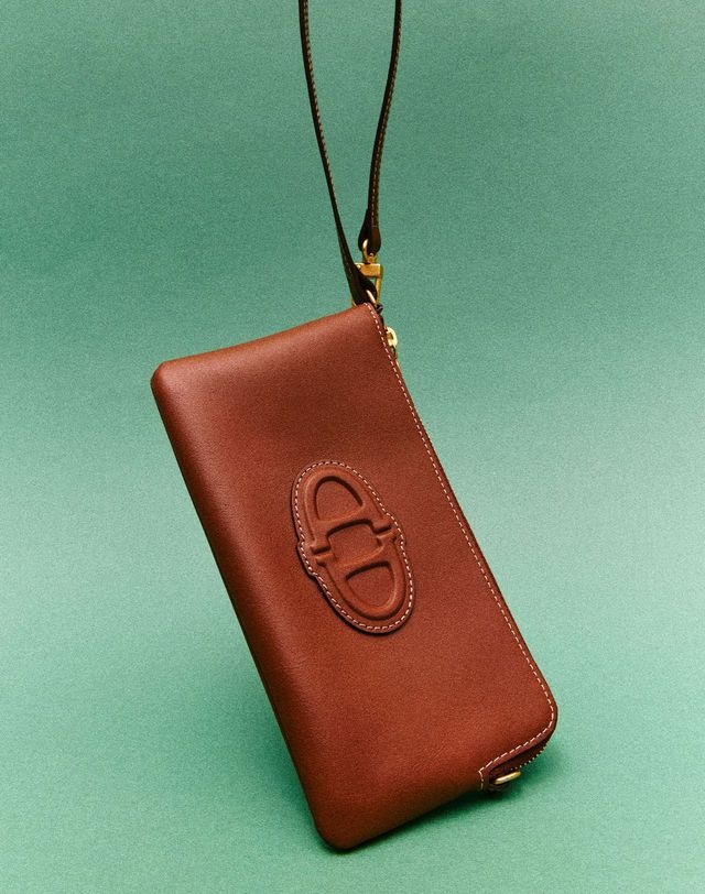 바네사브루노 아떼 액세서리 STAMP 브라운 스탬프 스트랩 미니백 AAWA5F339W2