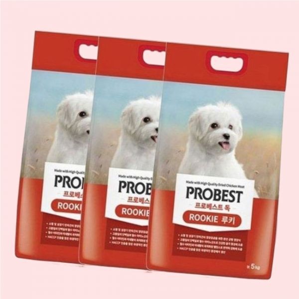 프로베스트 독 루키 5kg 3개세트 4339667