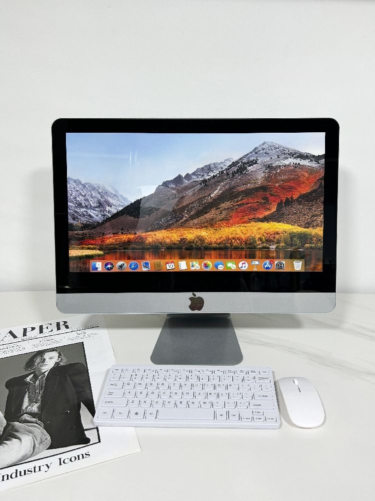 [해외] 컴퓨터 모형 애플 올인원 소품 촬영 인테리어 마우스 키보드 모델 모니터 세트 가짜