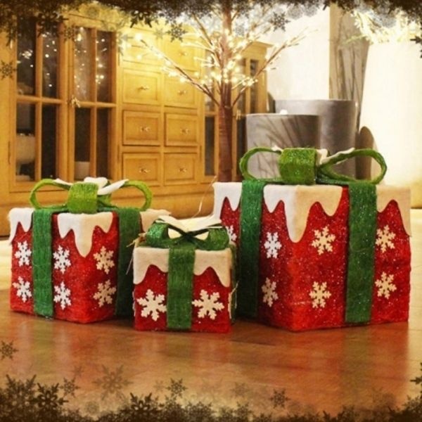 (옵션 단품)트리와 소품 선물상자 크리스마스 장식 카페인테리어소품 소...