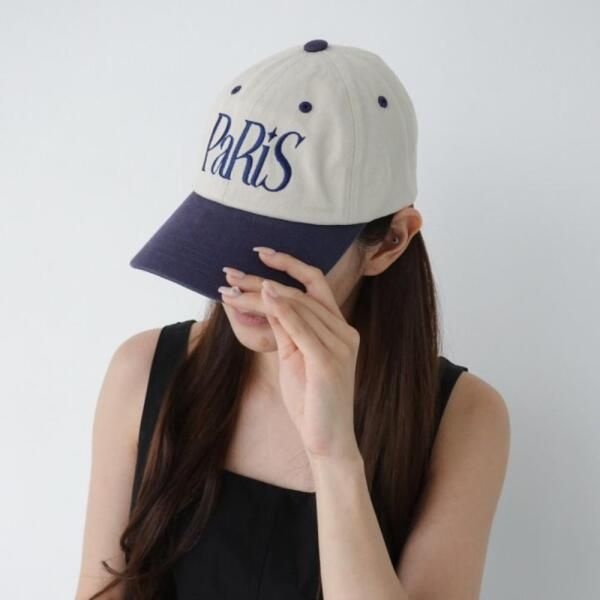 아트박스 (현대Hmall) 아트박스/신상오픈런 나리애 볼캡 배색 여성 투톤 면 모자 레터링