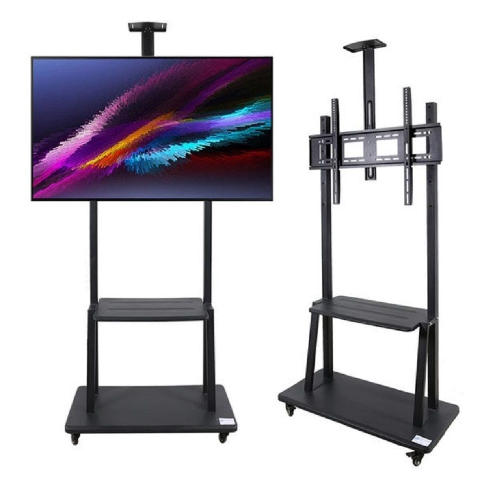 지아이엘 32~100인치 이동식 TV 스탠드 거치대 TV다이 높이 조절 강의실 회사 학교 TV거치대 장식장 선물