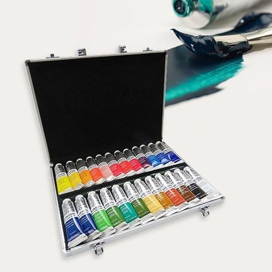 윈저앤뉴튼 윈톤 유화 물감 세트 37ml 24색 페인팅 유화용 색채 윈져 미술용품 화방