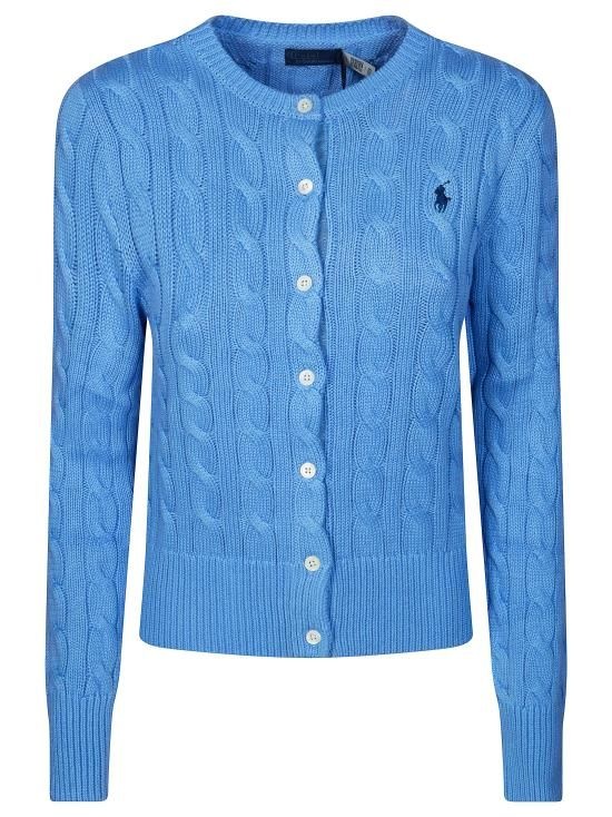 폴로 랄프로렌 랄프로렌 자수 케이블 니트 가디건 211971868009 NEWLITCHFIEKLDBLUE AZZURRO