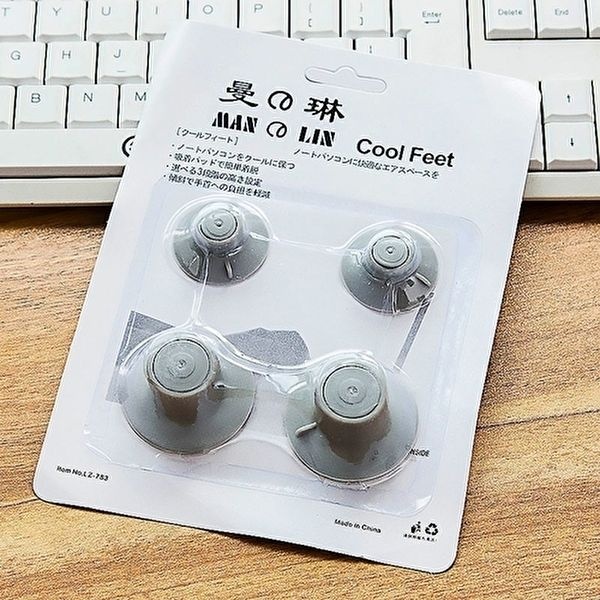 고품질 안정적거치대 노트북 발열 방지 발판 노트북패드 4P 노트북받침 노트북쿨링 노트북거치 WFHT2QF