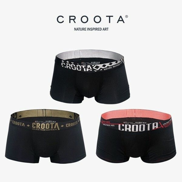 (현대Hmall) [하프클럽/크루타]23년 신상품 크루타 NASA 드로즈 남자팬티 3장세트 D