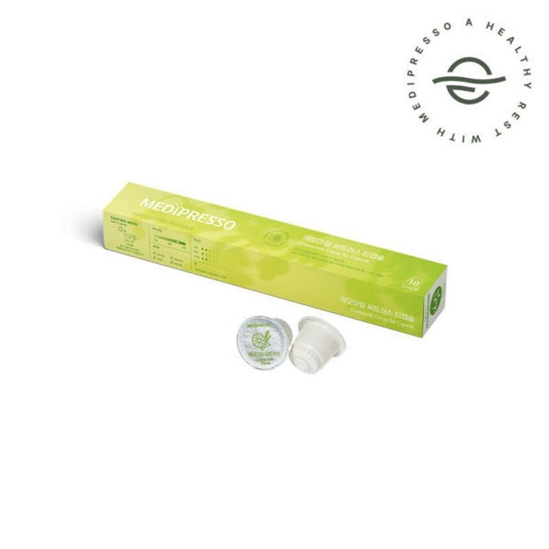 [(주)메디프레소]메디프레소 캐모마일 씨트러스 네스프레소호환 티캡슐 10개입