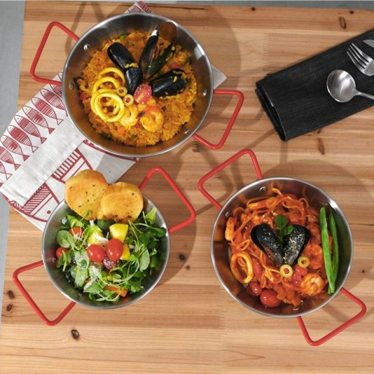 까사니 까사니 스테인레스 빠에야팬 파스타 플레이팅 양식기 집들이선물 2size