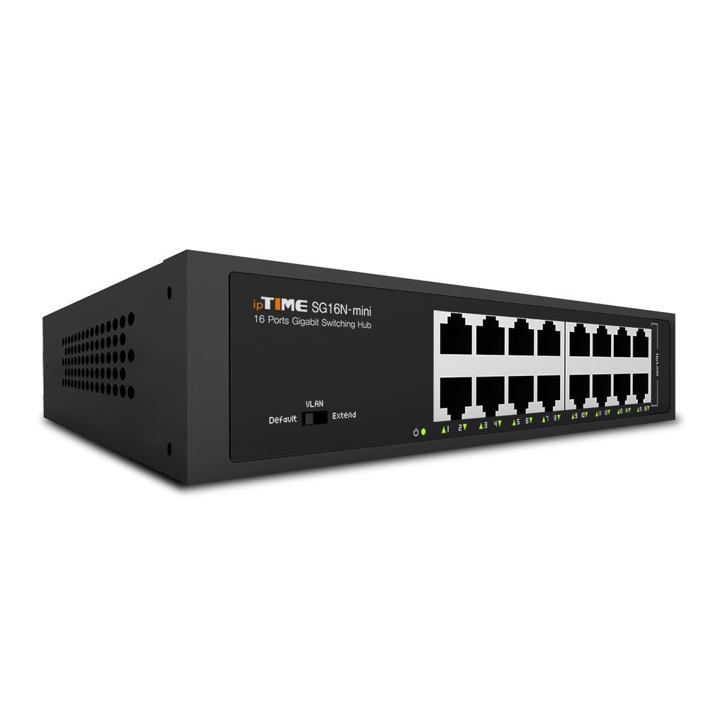 아이피타임 ipTIME SG16N-mini 16포트 기가비트 IGMP 스누핑 허브