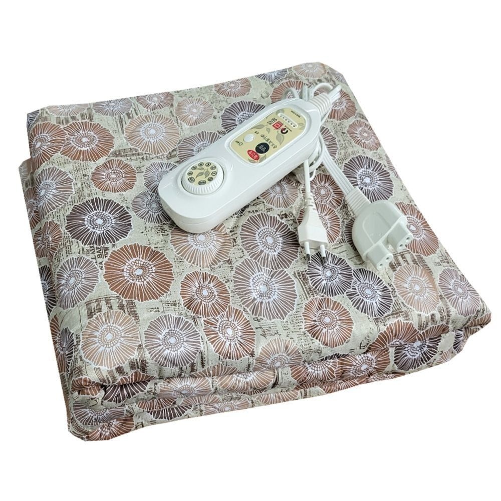 유파코리아 유파21973 국산 슈퍼싱글 베이지 플라워 전기요 담요